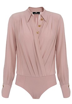 Розовая блуза-боди ELISABETTA FRANCHI