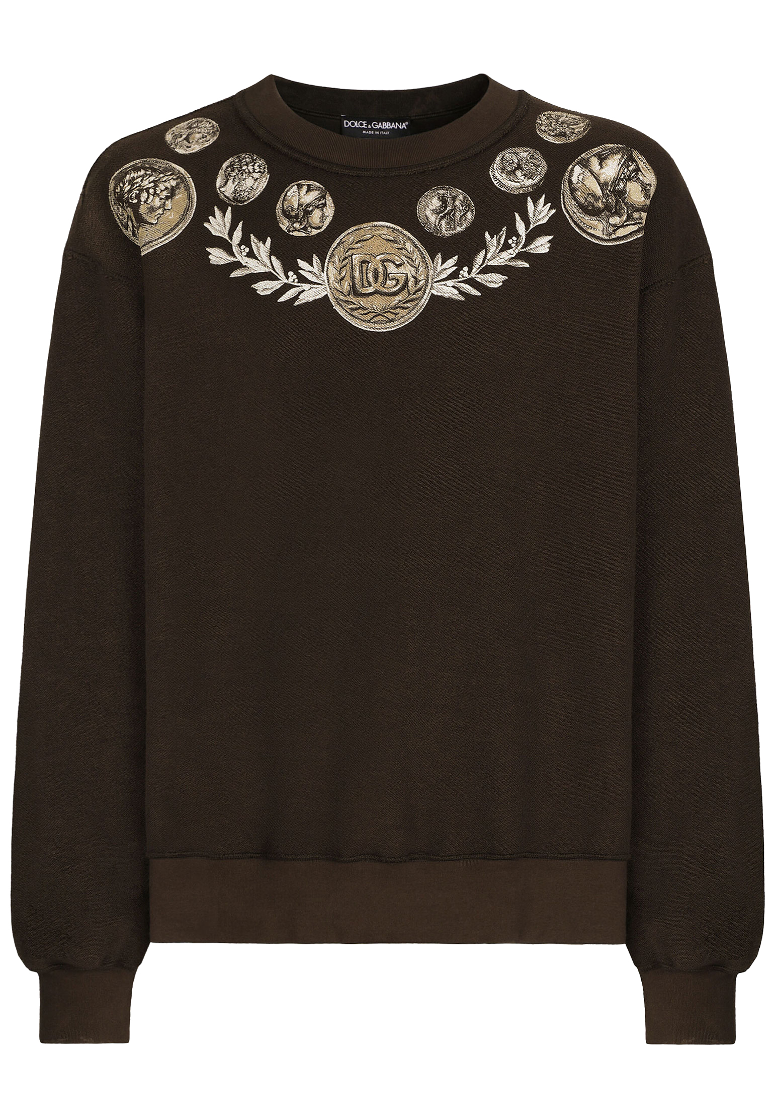 

Свитшот DOLCE&GABBANA, Коричневый, Коричневый