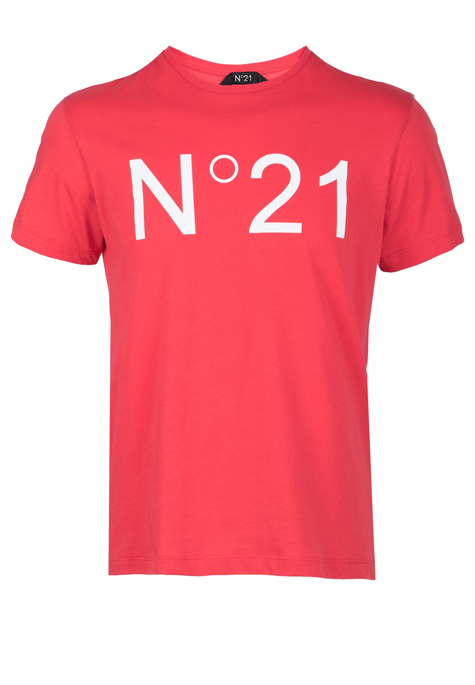 Футболка No21 красного цвета