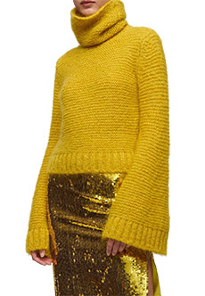 Укороченный свитер с широкими рукавами LUISA SPAGNOLI