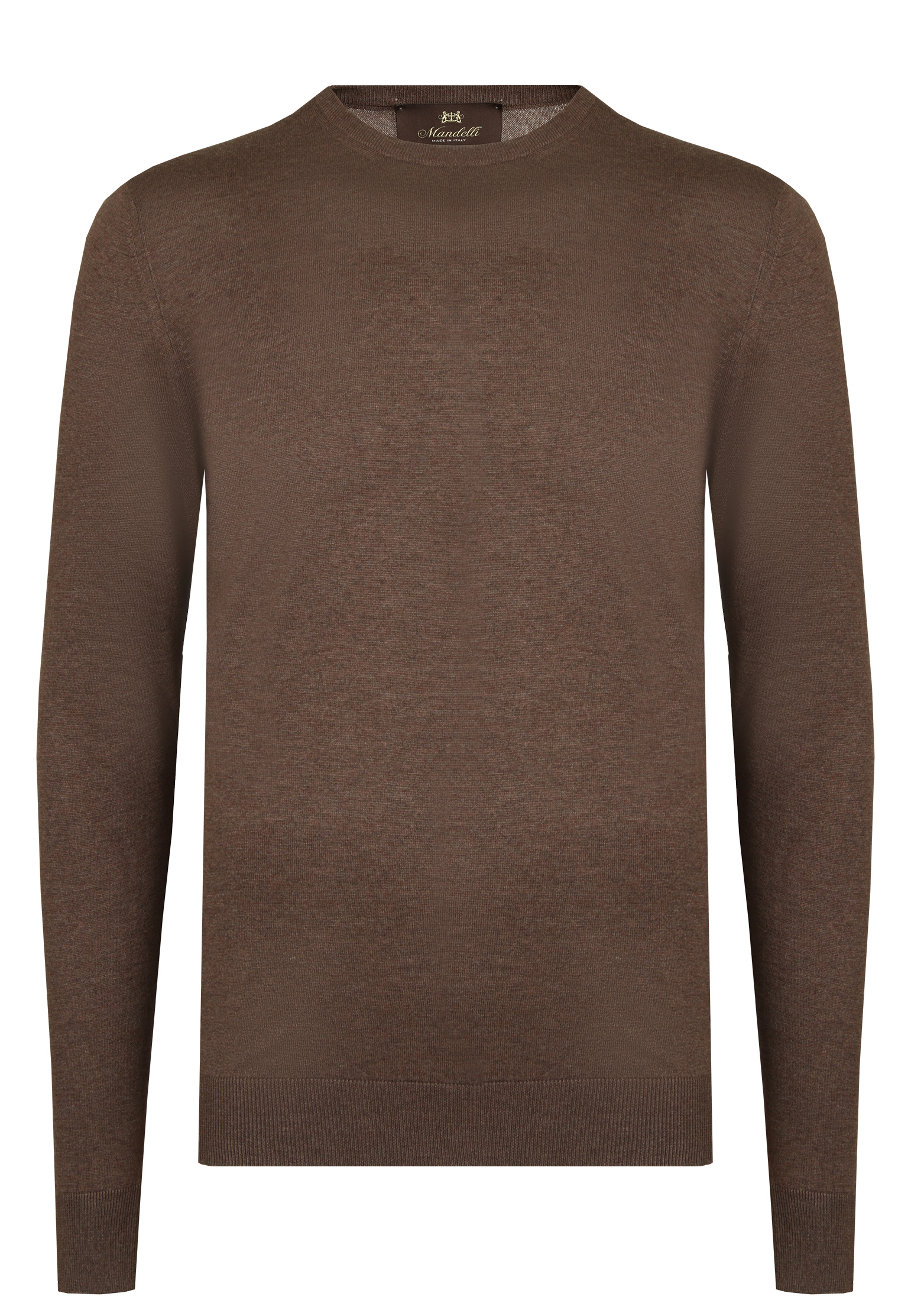Пуловер MANDELLI Коричневый, размер 48