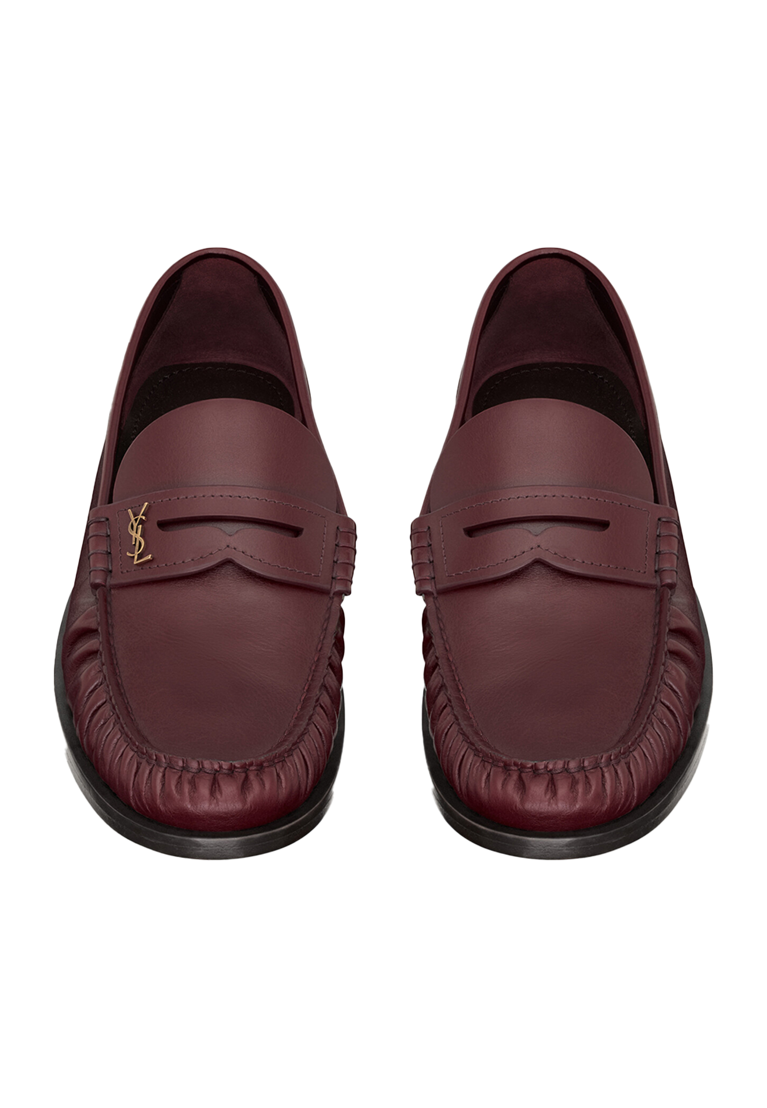 

Лоферы SAINT LAURENT, Красный, Красный