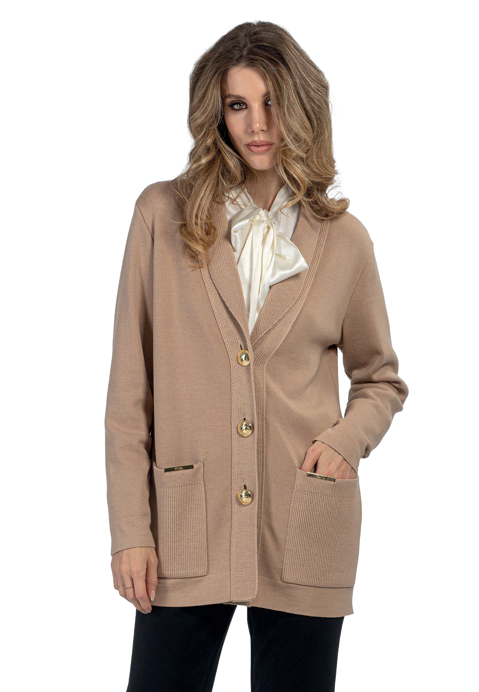 

Кардиган ELISA FANTI, Коричневый, Коричневый