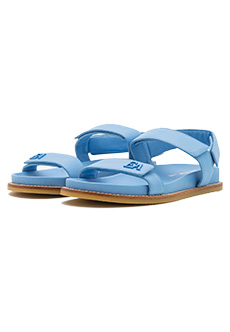 Голубые сандалии с логотипом EMPORIO ARMANI