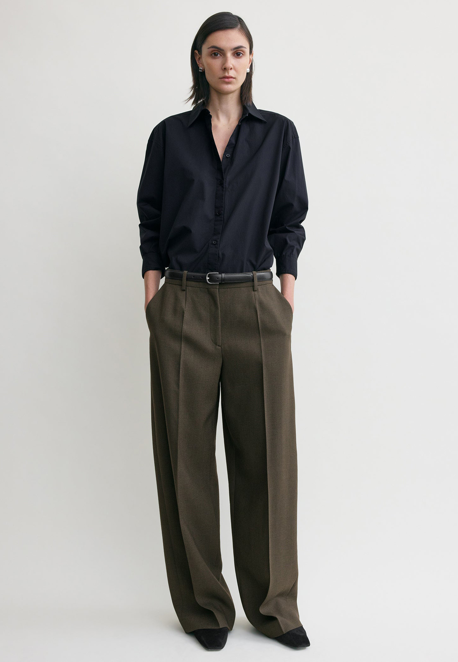 

Брюки TOTEME, Зеленый, Зеленый