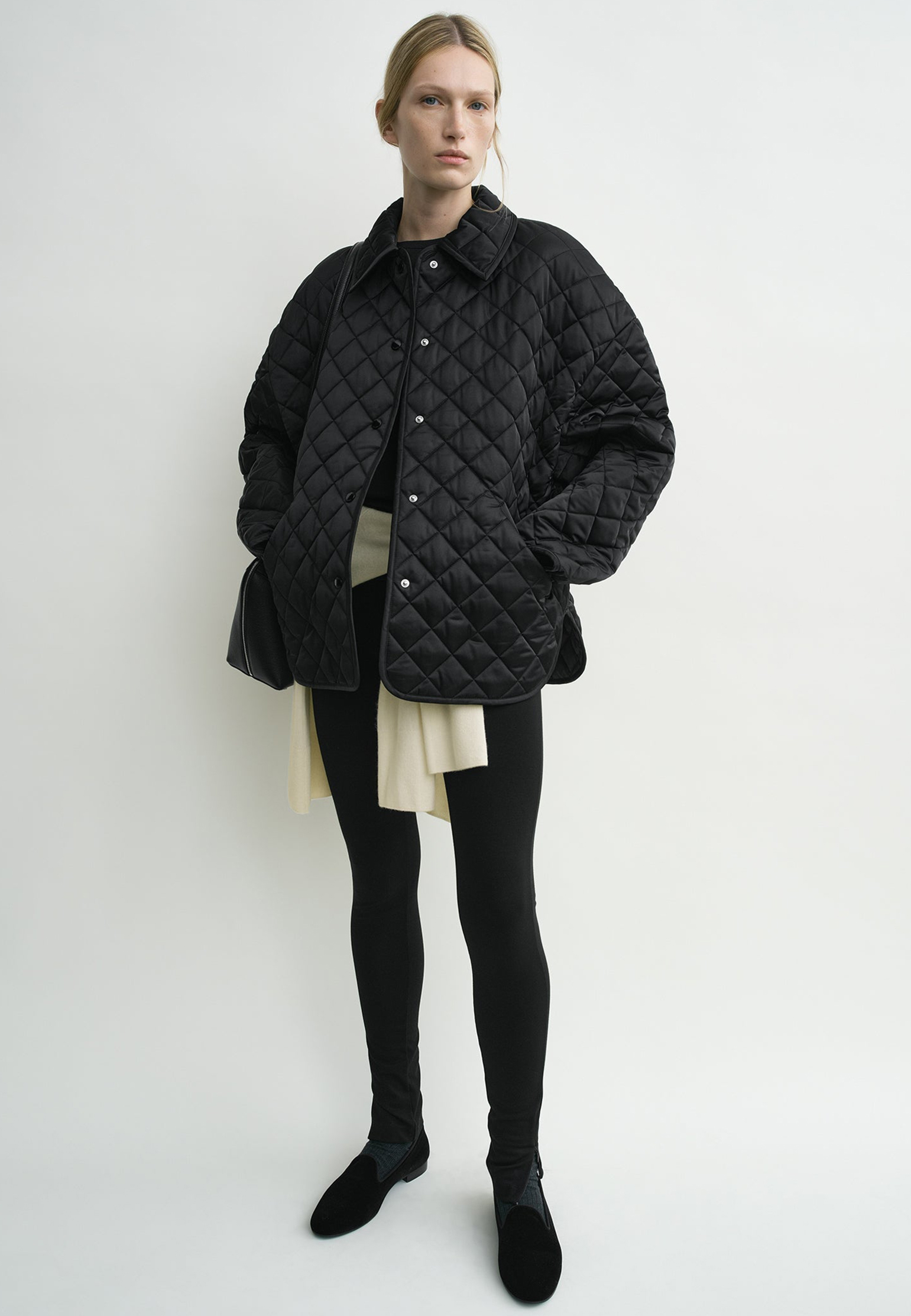 

Куртка TOTEME, Черный, Черный