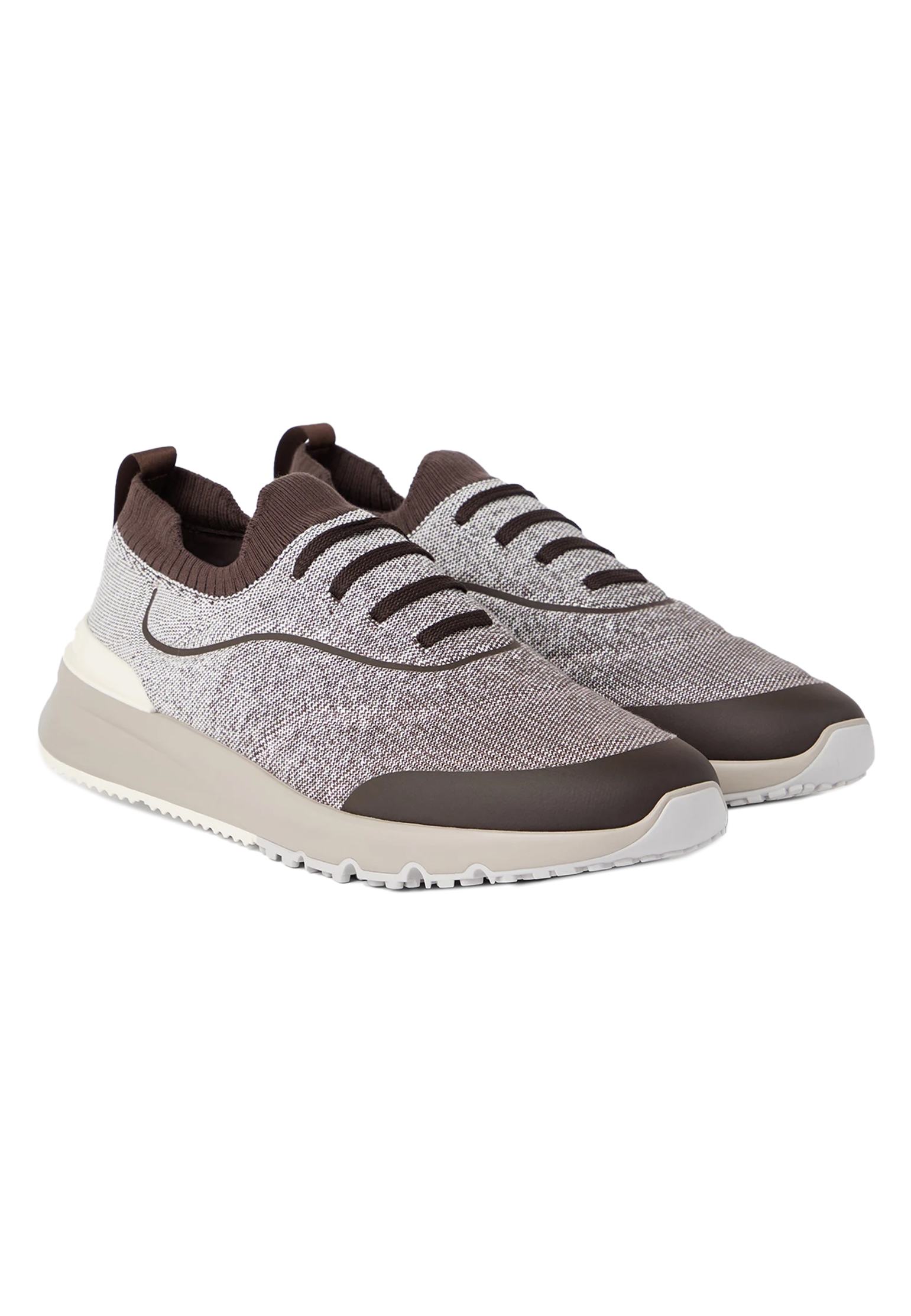 

Кроссовки BRUNELLO CUCINELLI, Коричневый, Коричневый