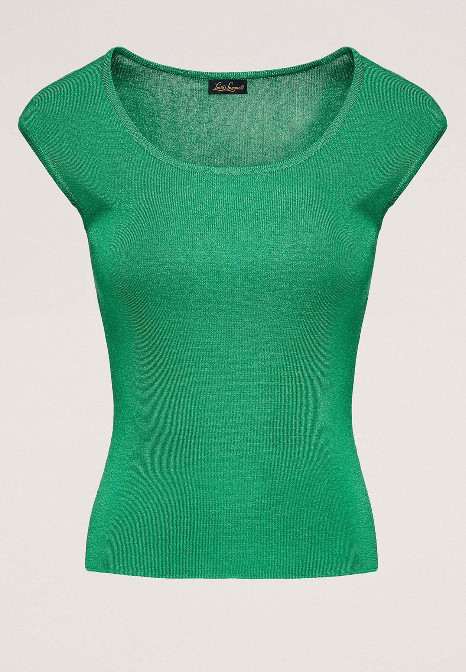 Топ LUISA SPAGNOLI Зеленый, размер S 174850 - фото 1