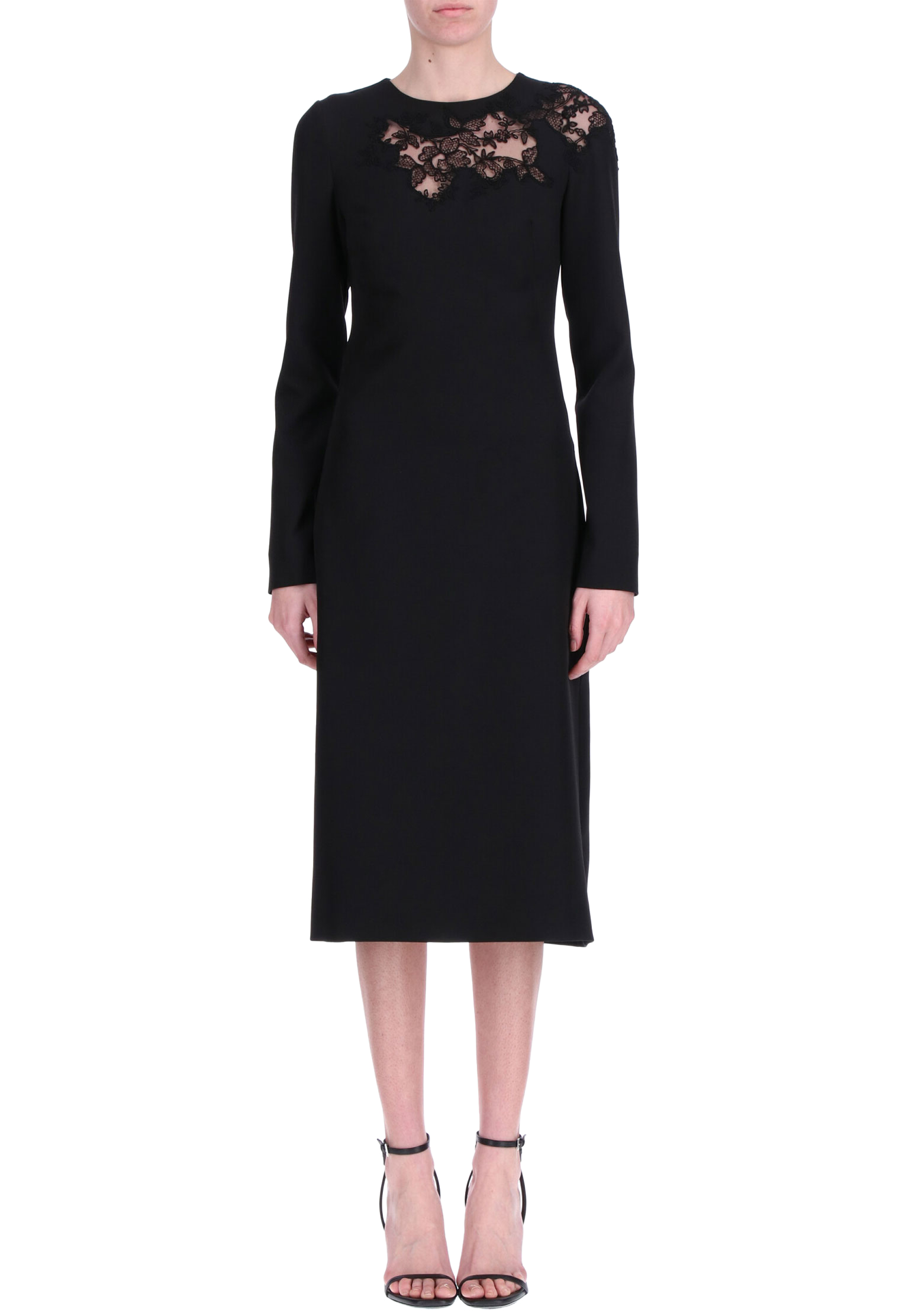 

Платье ERMANNO SCERVINO, Черный, Черный