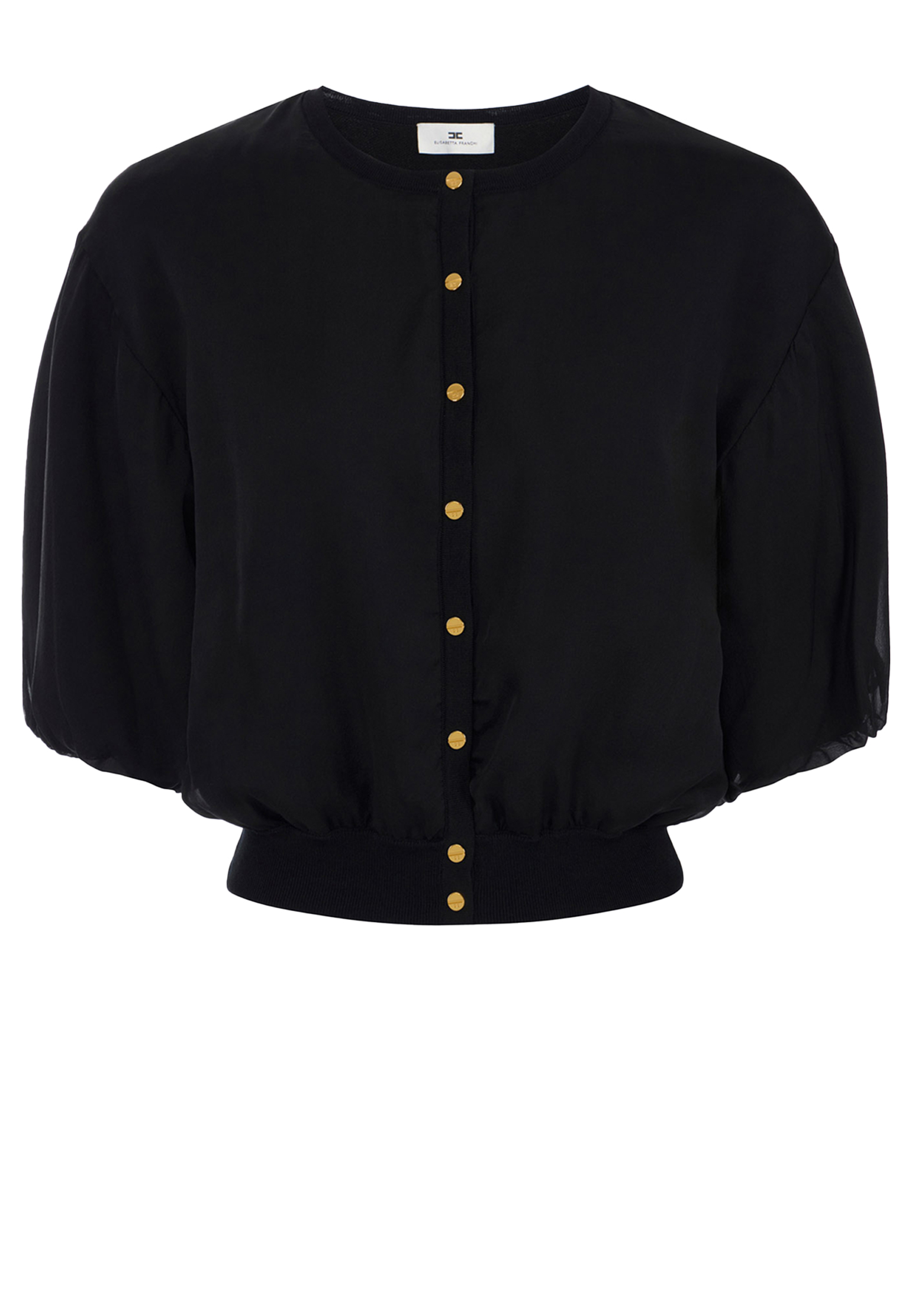 

Блуза ELISABETTA FRANCHI, Черный, Черный