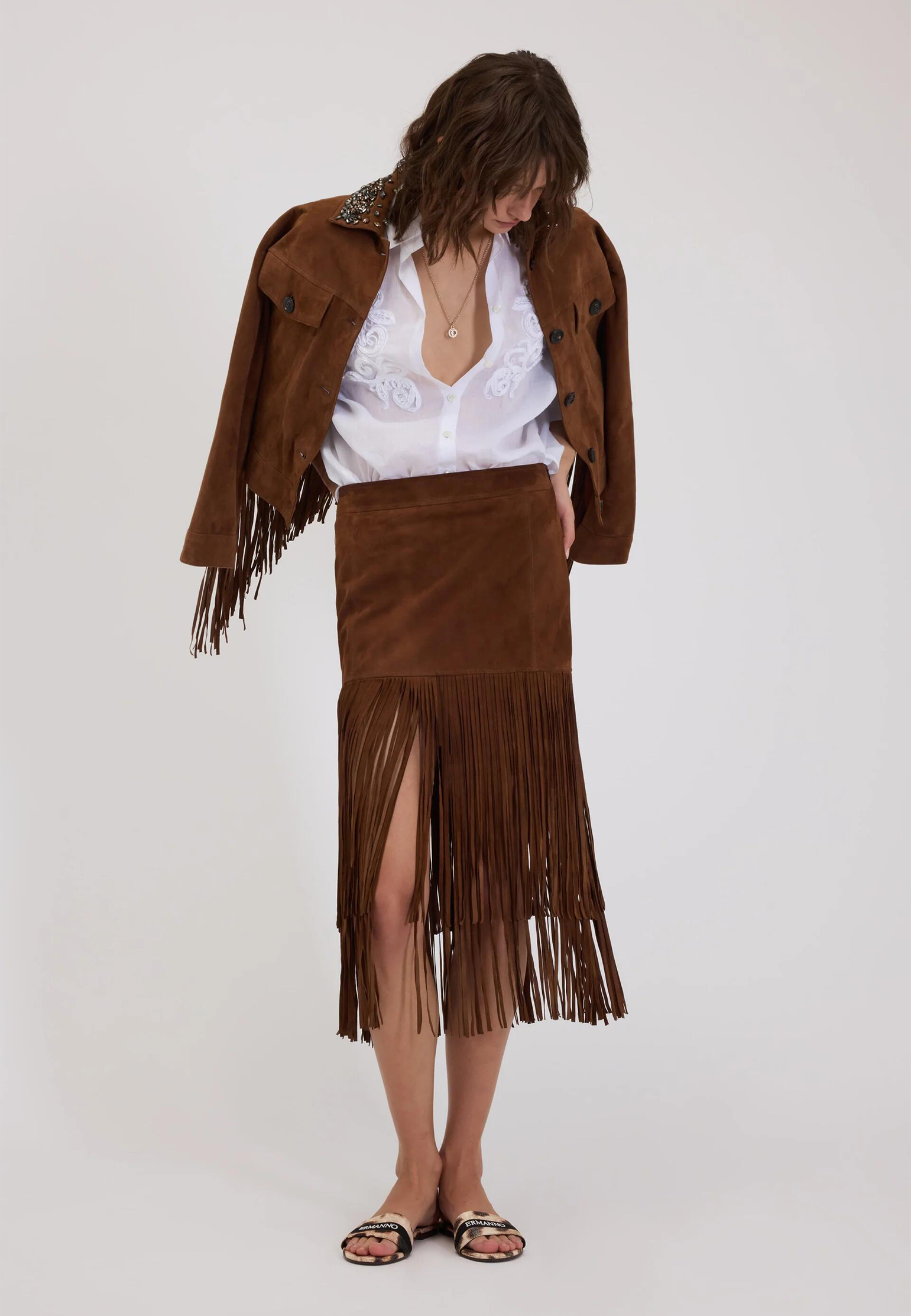 

Блуза ERMANNO FIRENZE, Белый, Белый