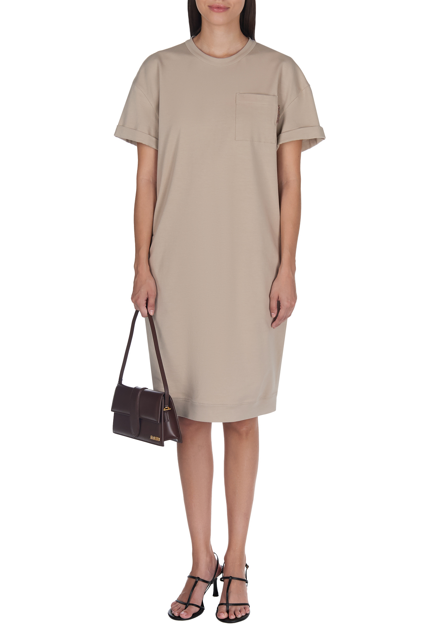 

Платье BRUNELLO CUCINELLI, Бежевый, Бежевый