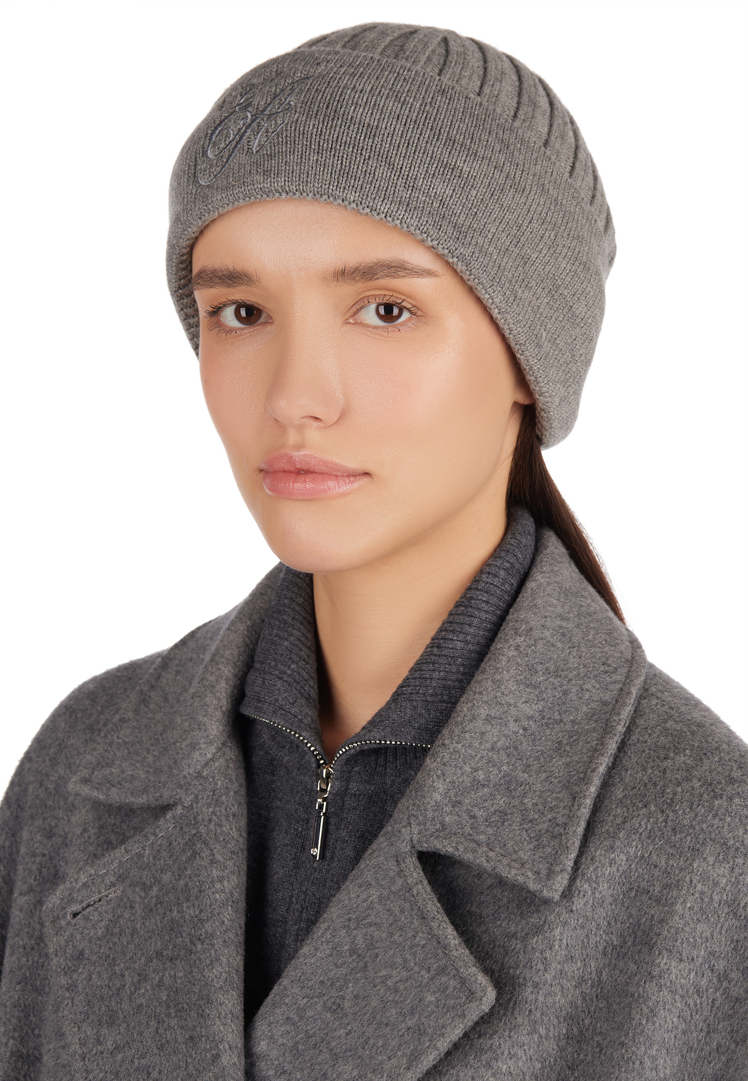 

Шапка EMPORIO ARMANI, Серый, Серый