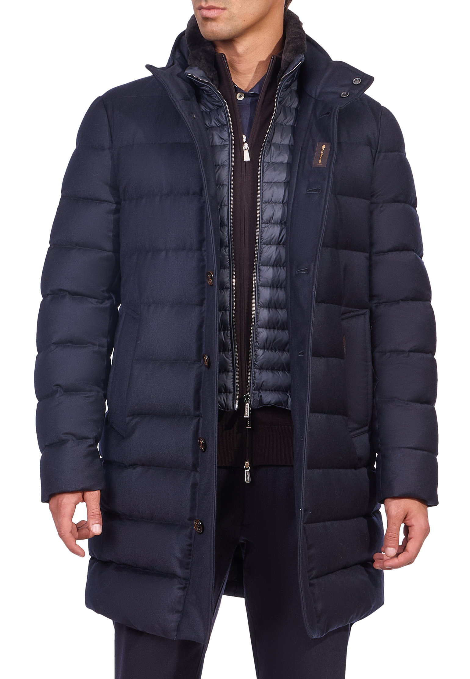 

Пуховик MOORER, Синий, Синий