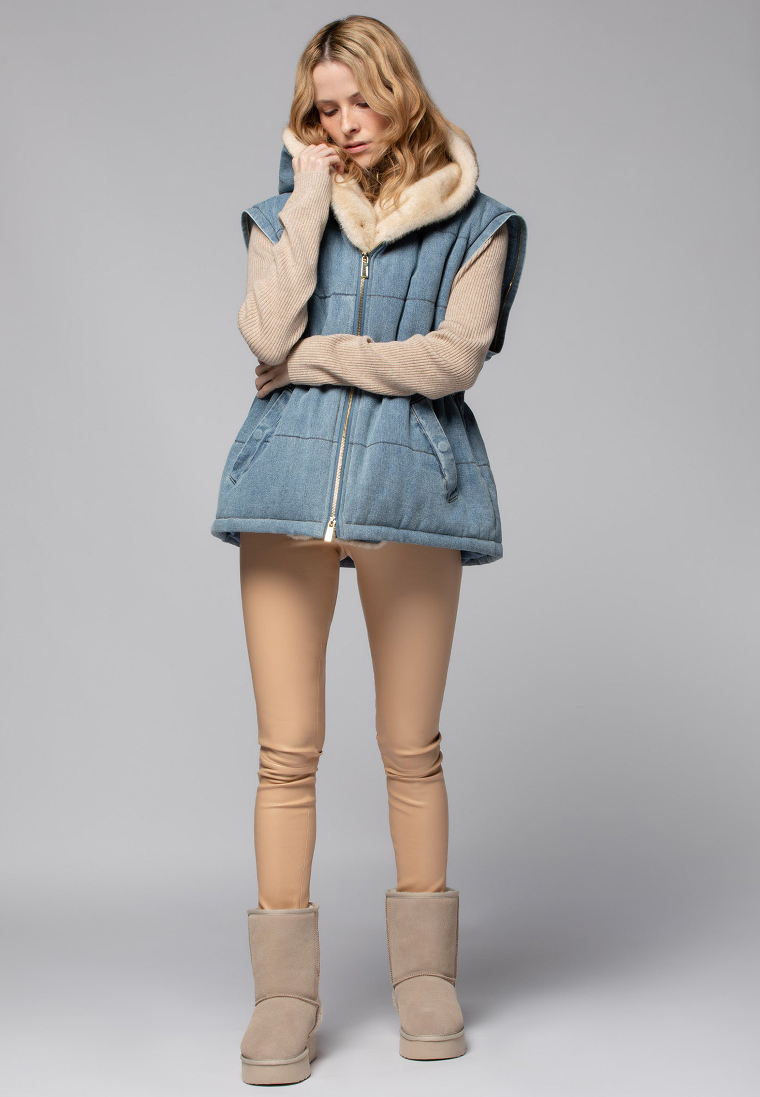 

Куртка MAX&MOI, Голубой, Голубой