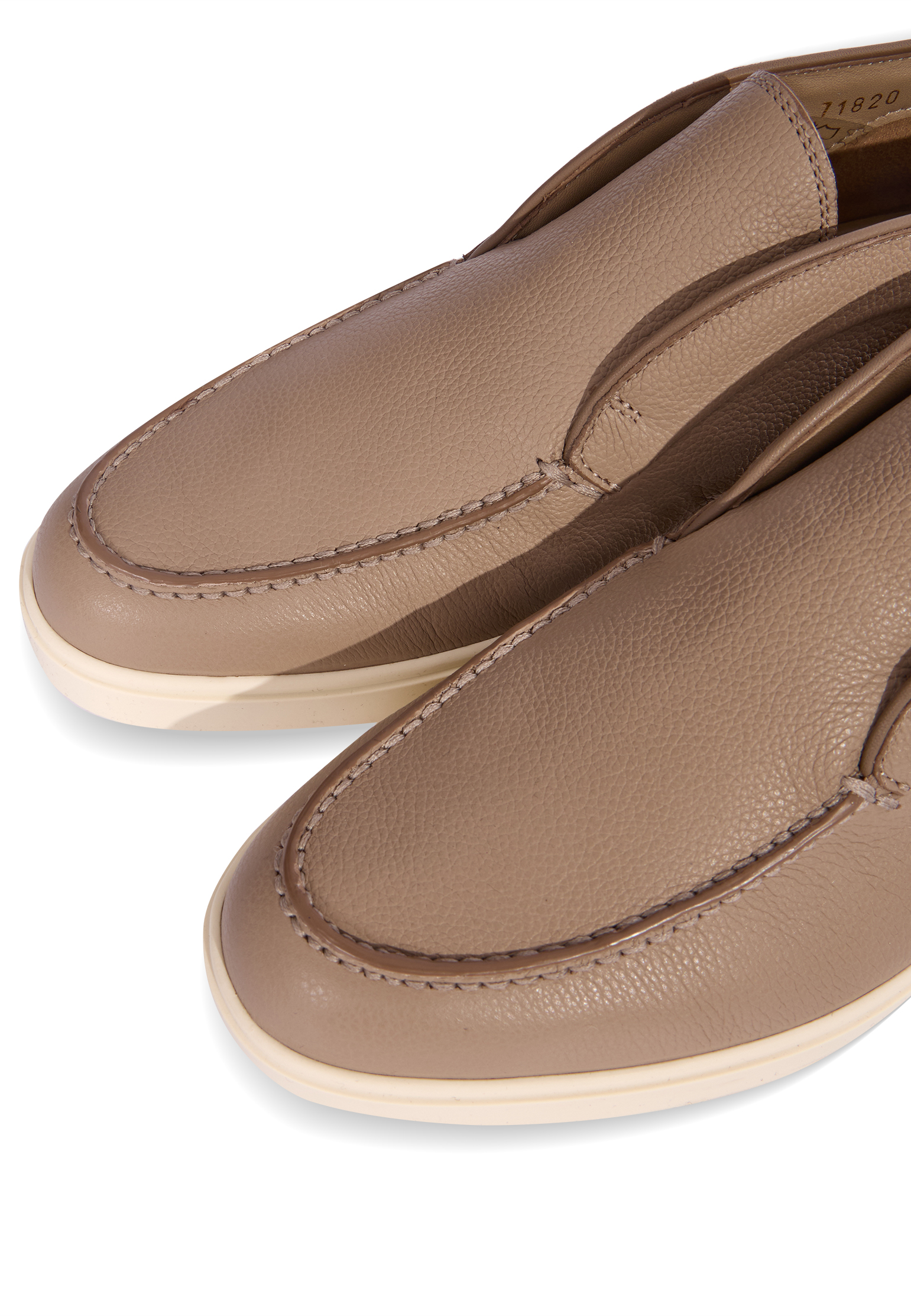 

Лоферы SANTONI, Бежевый, Бежевый