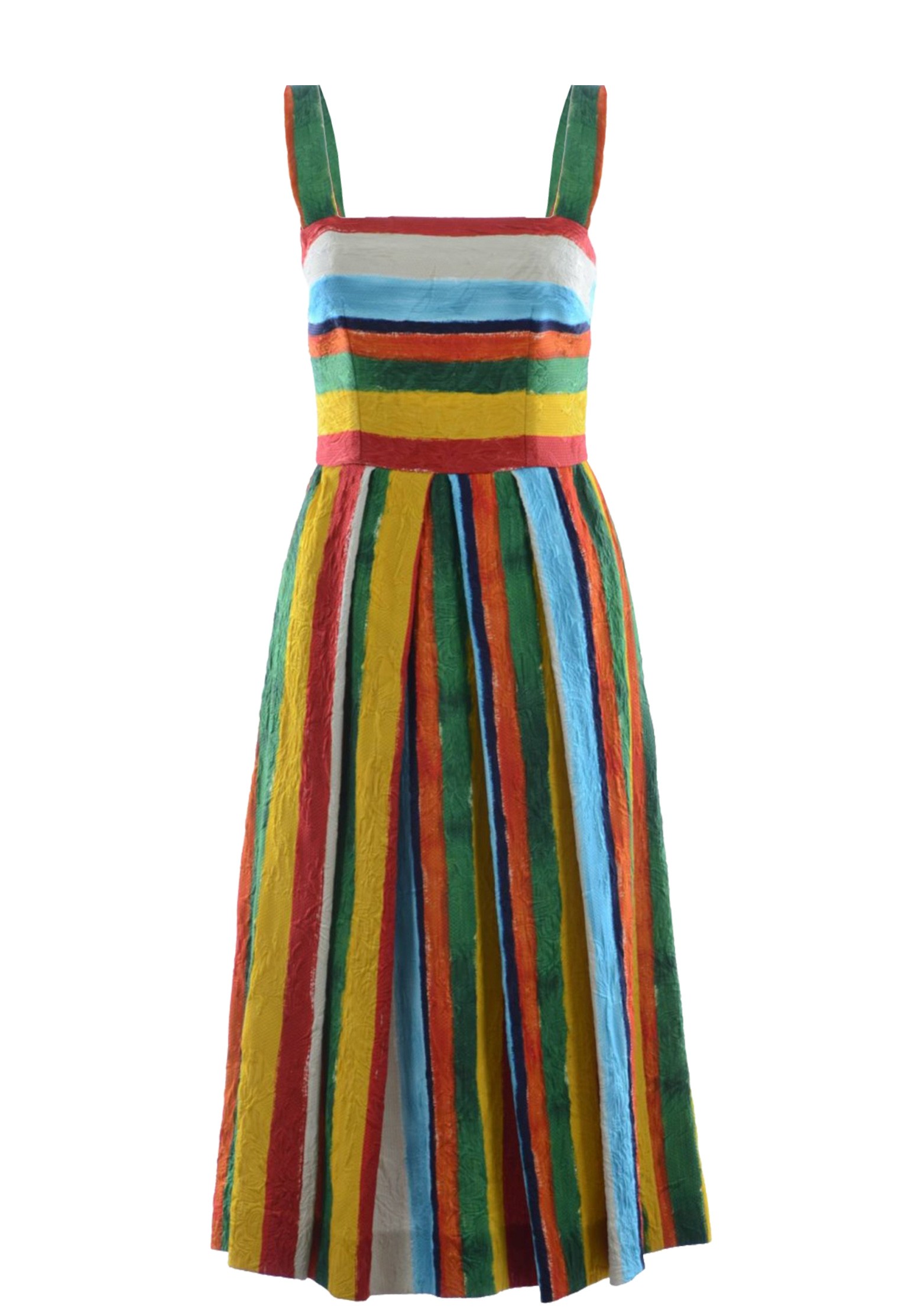 Платье DOLCE&GABBANA Разноцветный, размер 42 130779 - фото 1
