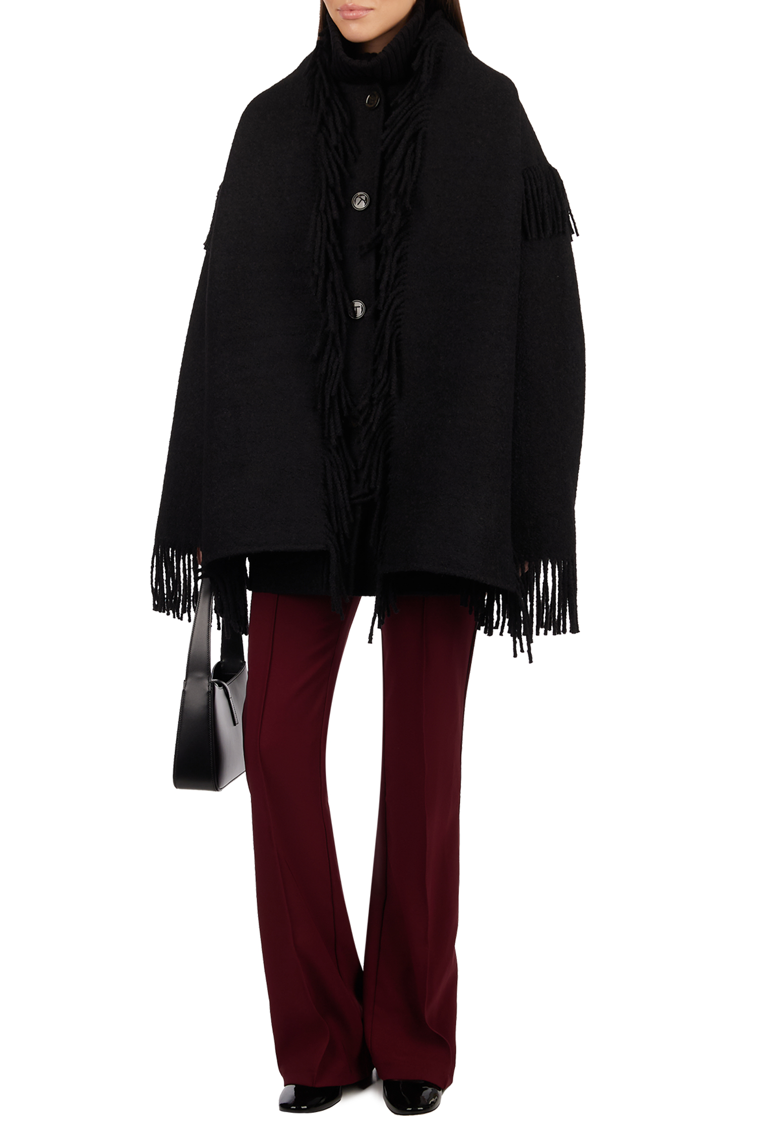 

Полупальто TOTEME, Черный, Черный