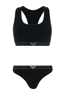 Комплект с блестками EMPORIO ARMANI