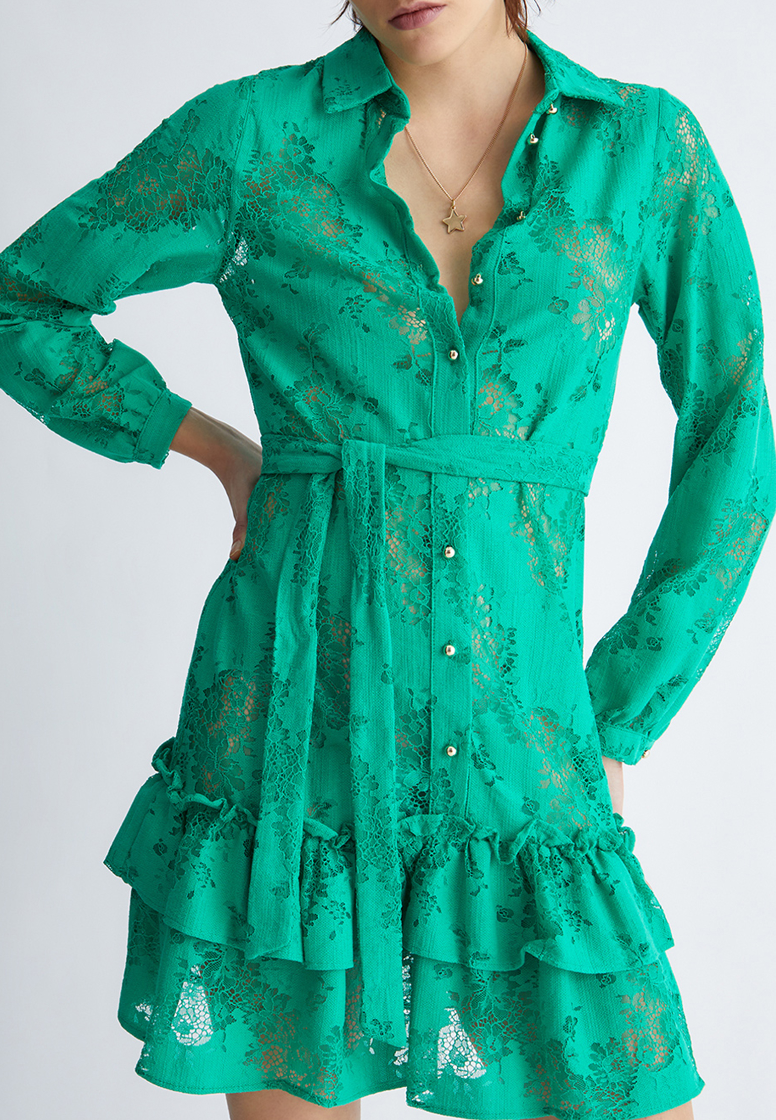 Платье LIU JO Зеленый, размер 44 168171 - фото 1
