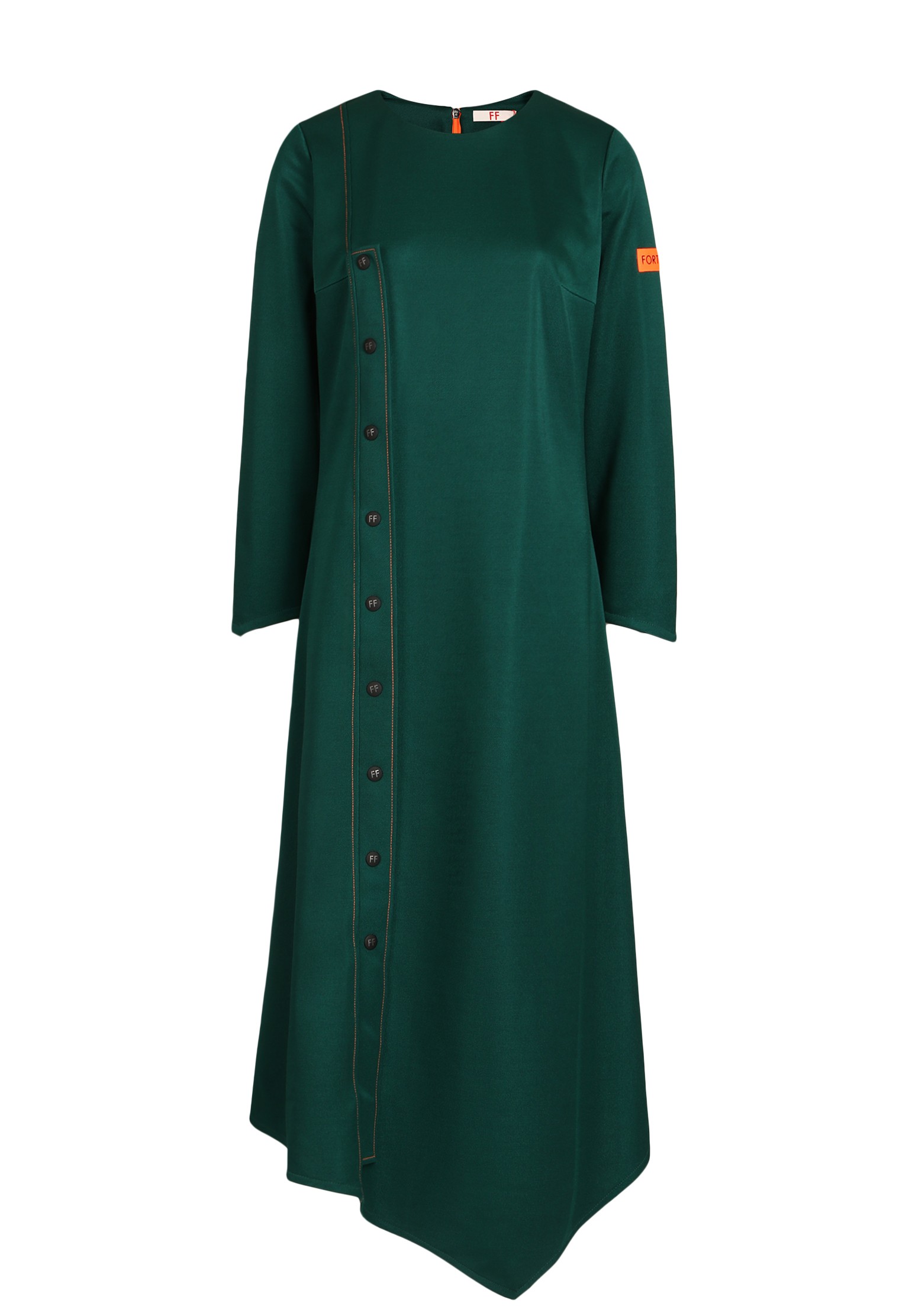 Платье FORTE&FRAGILE Зеленый, размер 52 137277 - фото 1