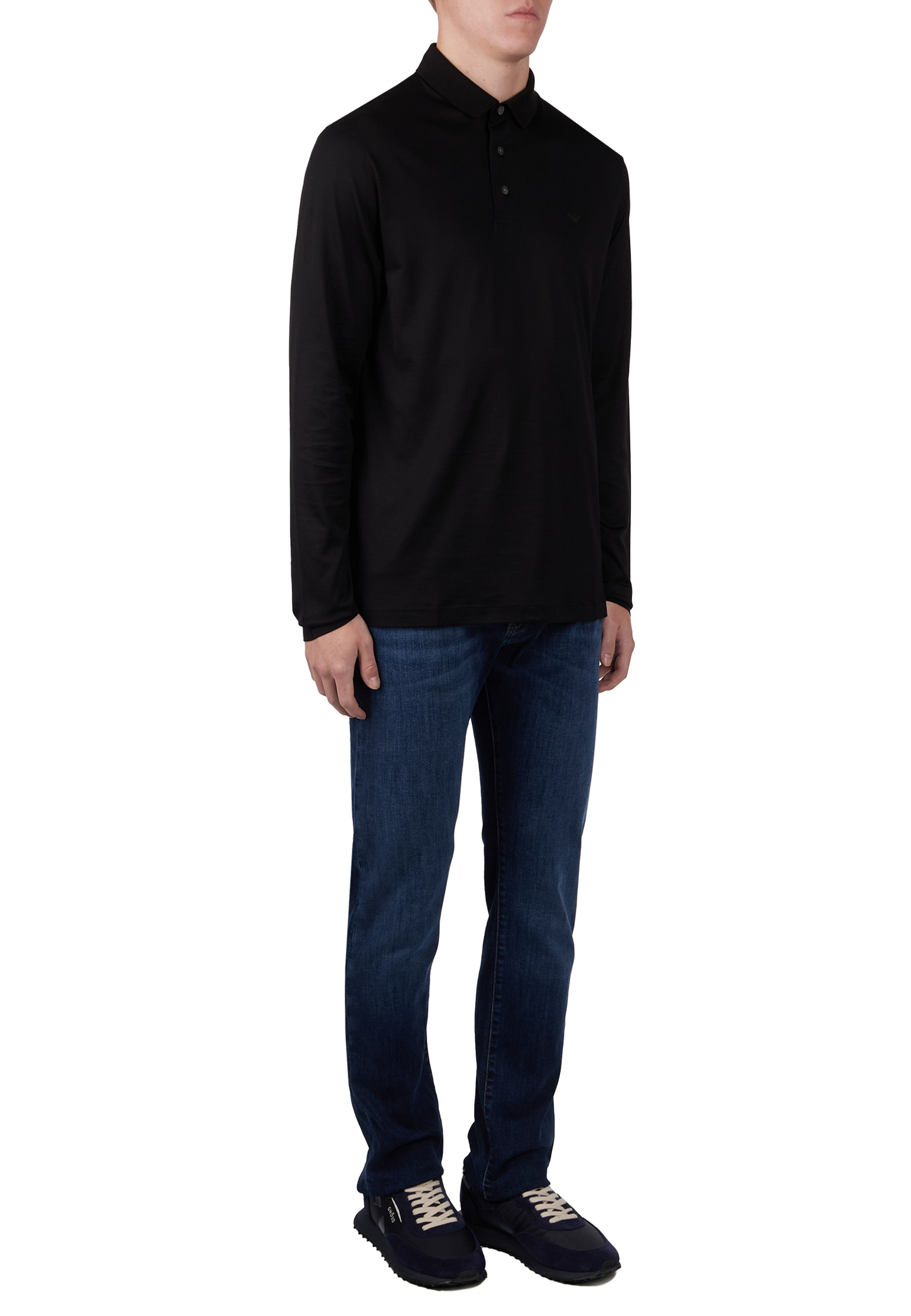 

Поло EMPORIO ARMANI, Черный, Черный