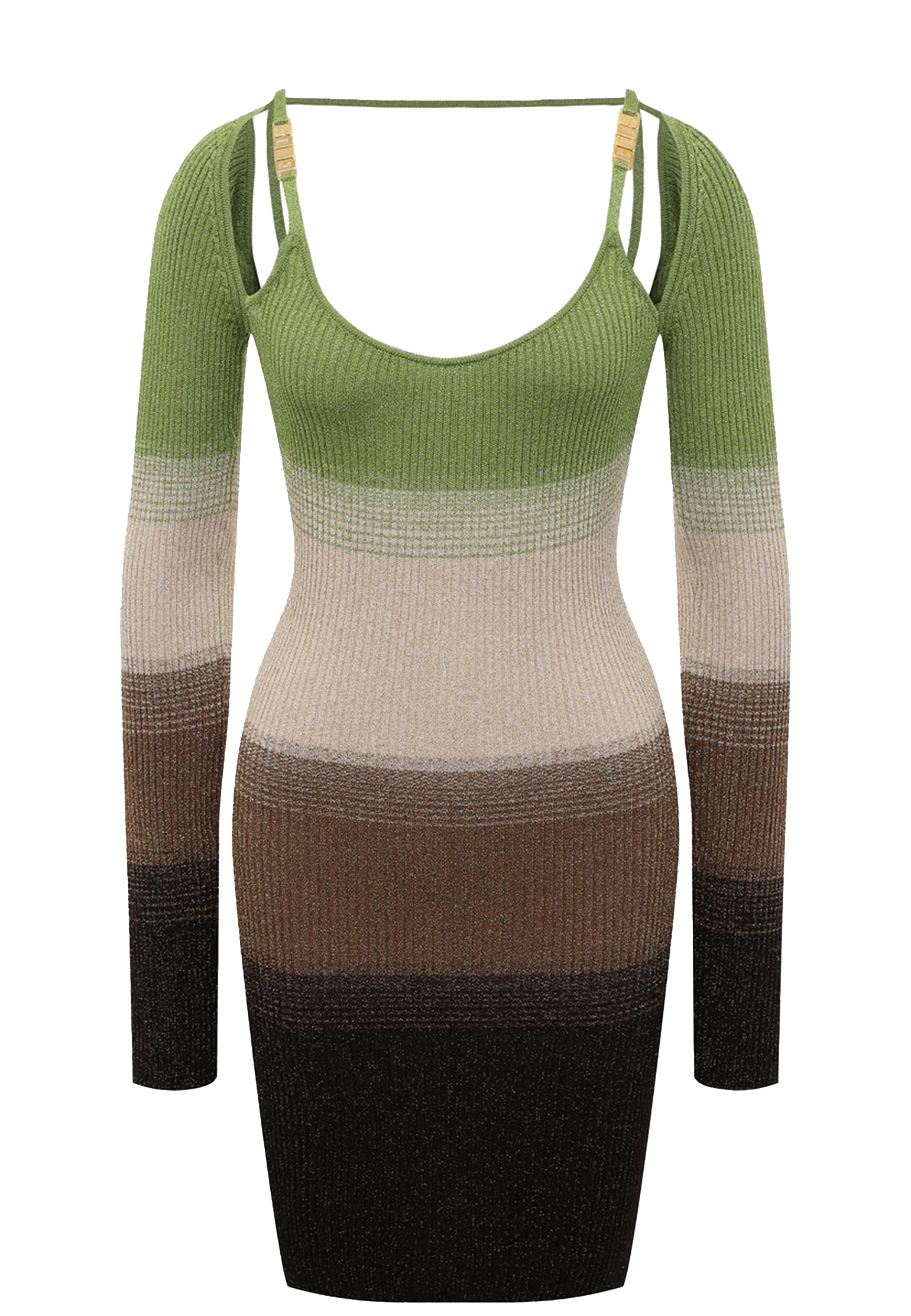 

Платье GCDS, Зеленый, Зеленый