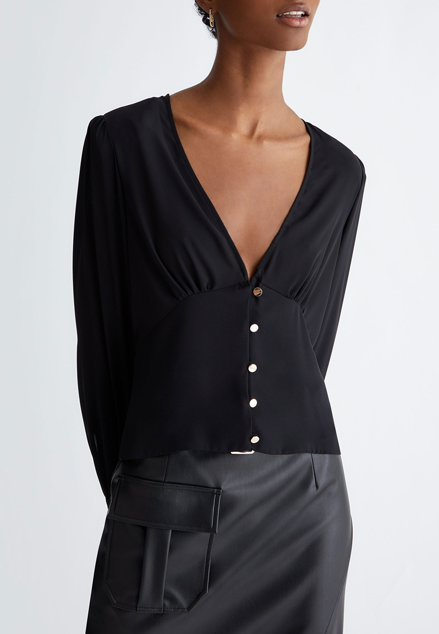 Блуза LIU JO Черный, размер 44