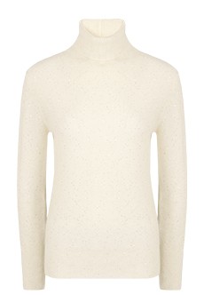 Белый свитер с россыпью пайеток FABIANA FILIPPI