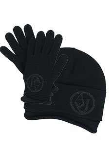 Комплект шапка и перчатки ARMANI JEANS