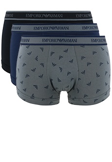 Комплект трусов из хлопка  EMPORIO ARMANI Underwear