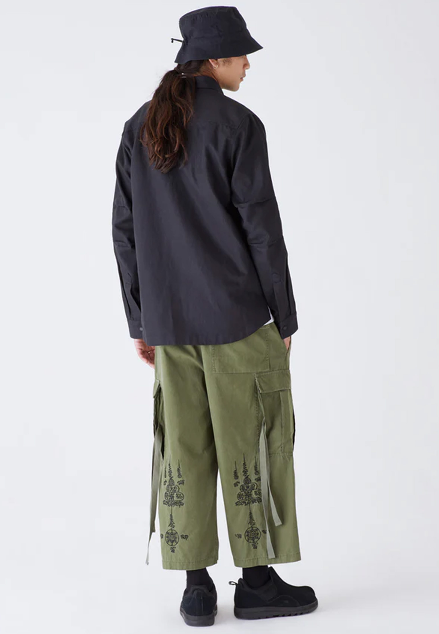 

Рубашка MAHARISHI, Черный, Черный