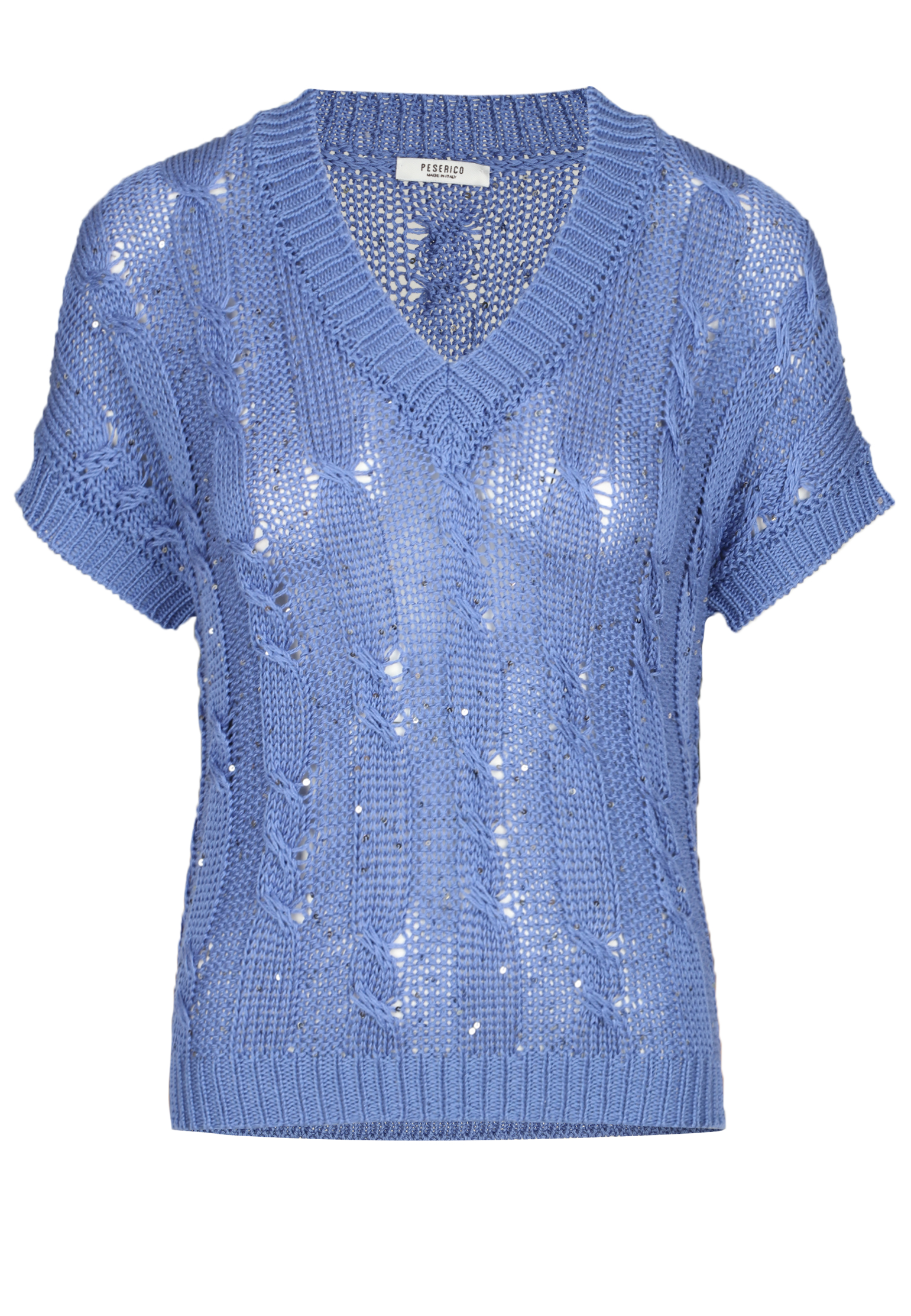 Пуловер PESERICO Синий, размер 40