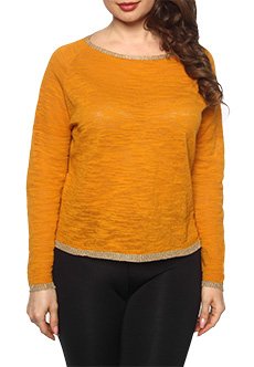 Оранжевая блуза FERRANTE