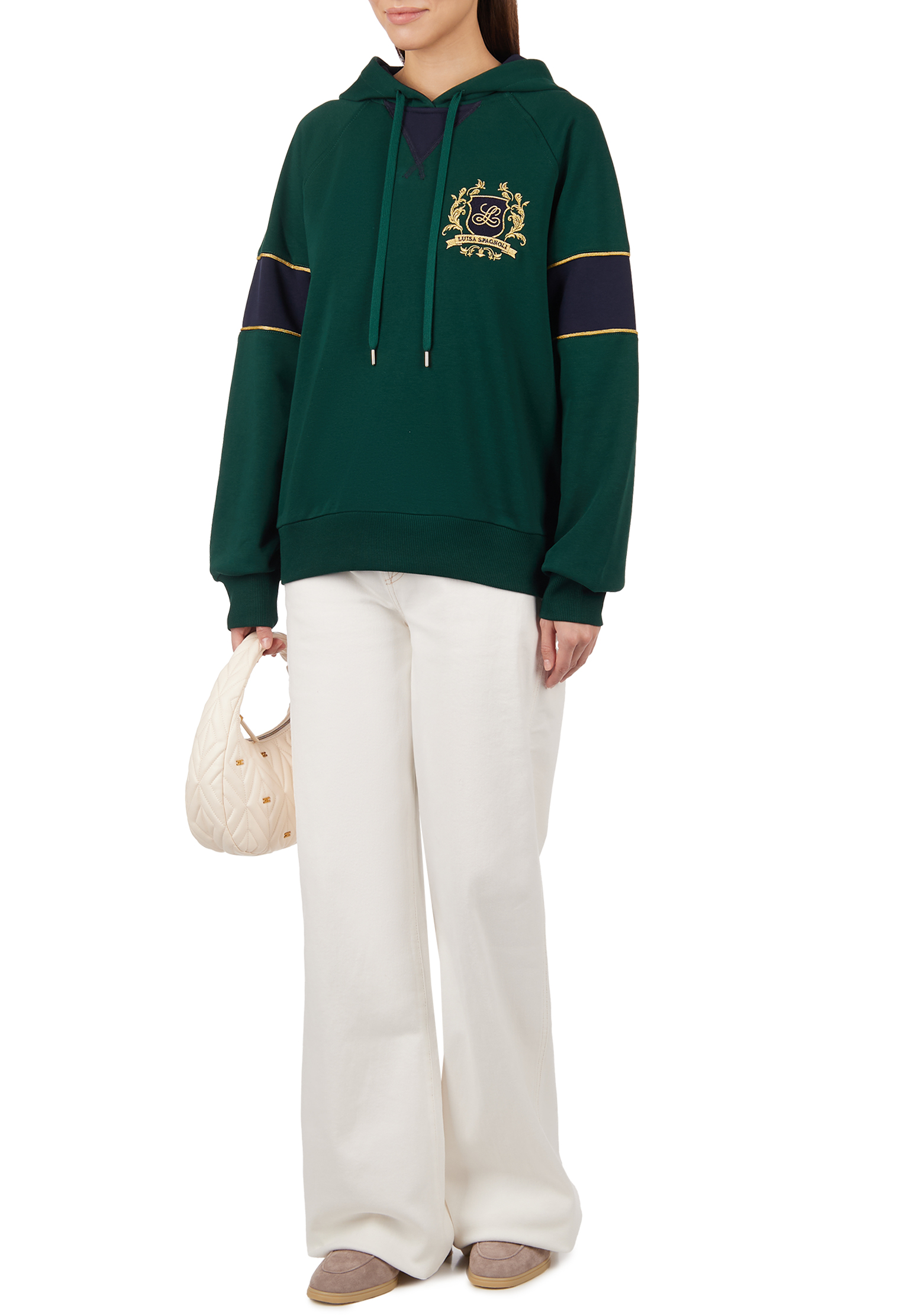 

Худи LUISA SPAGNOLI, Зеленый, Зеленый