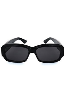 Черный солнцезащитные очки с широкими дужками GUCCI