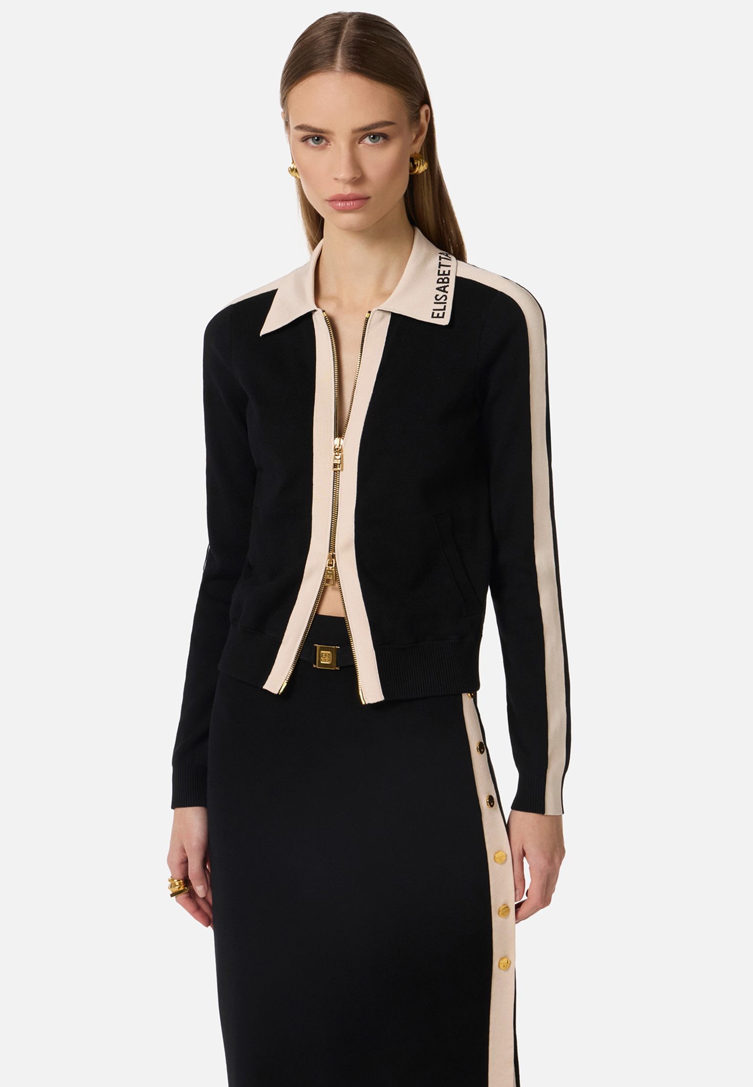 

Кардиган ELISABETTA FRANCHI, Черный, Черный