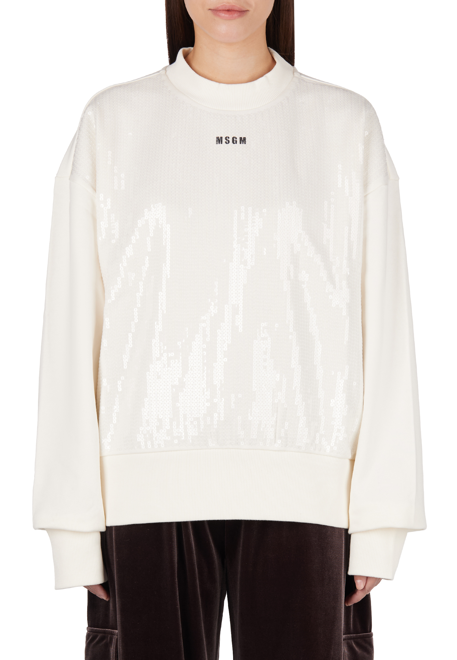 

Свитшот MSGM, Белый, Белый