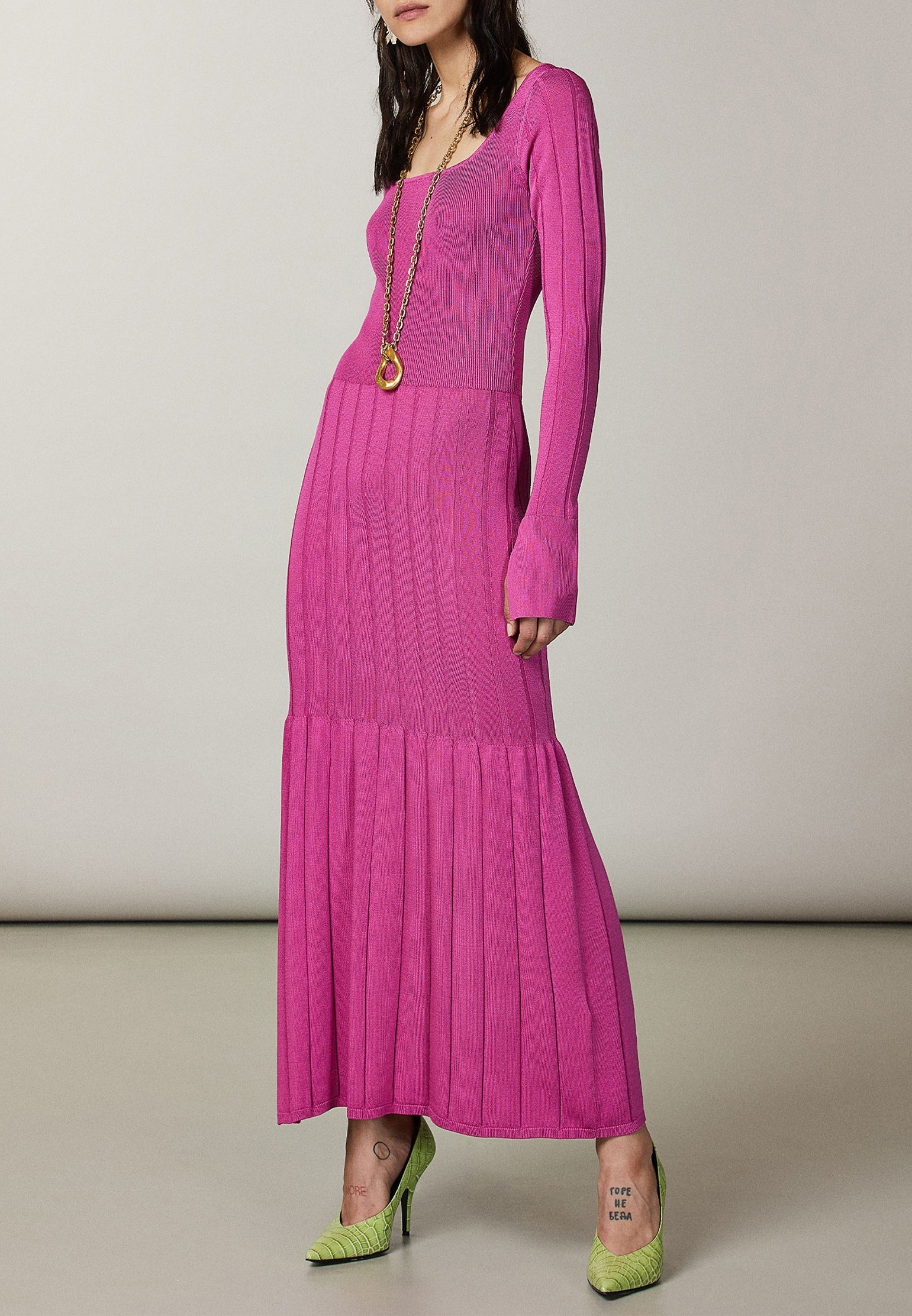 Платье PATRIZIA PEPE Розовый, размер 1 147436 - фото 1