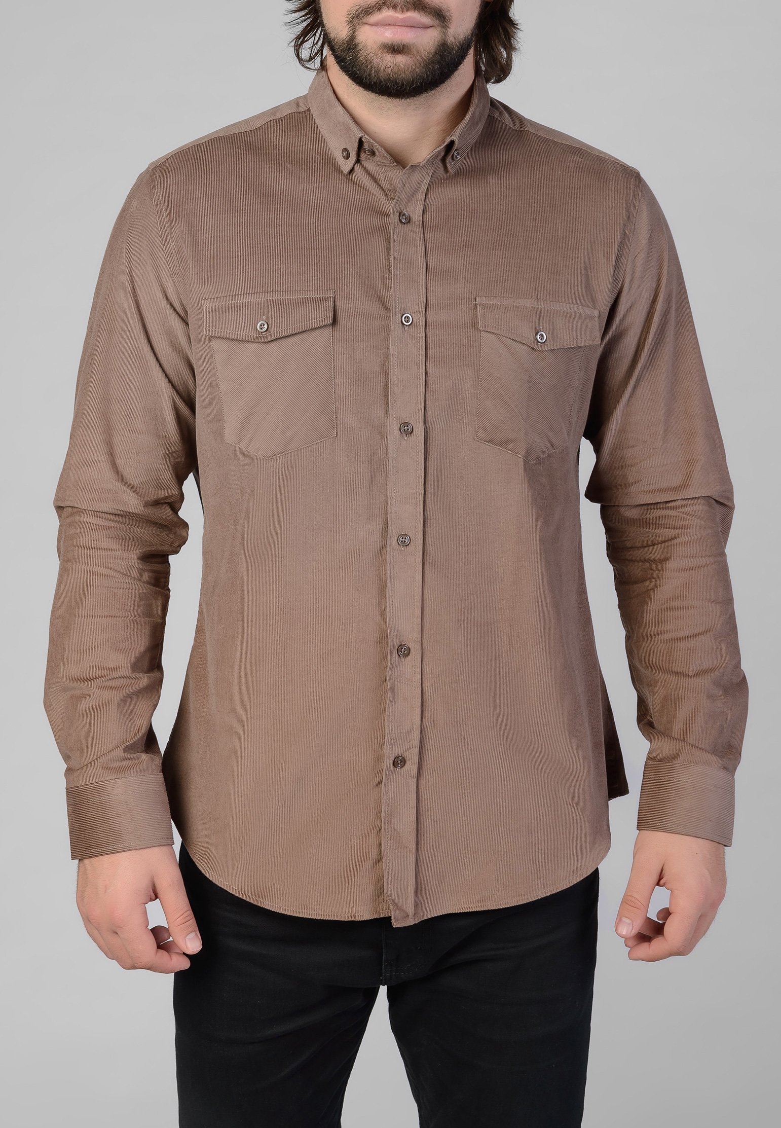 Рубашка STEFANO BELLINI Бежевый, размер XL 123943 - фото 1