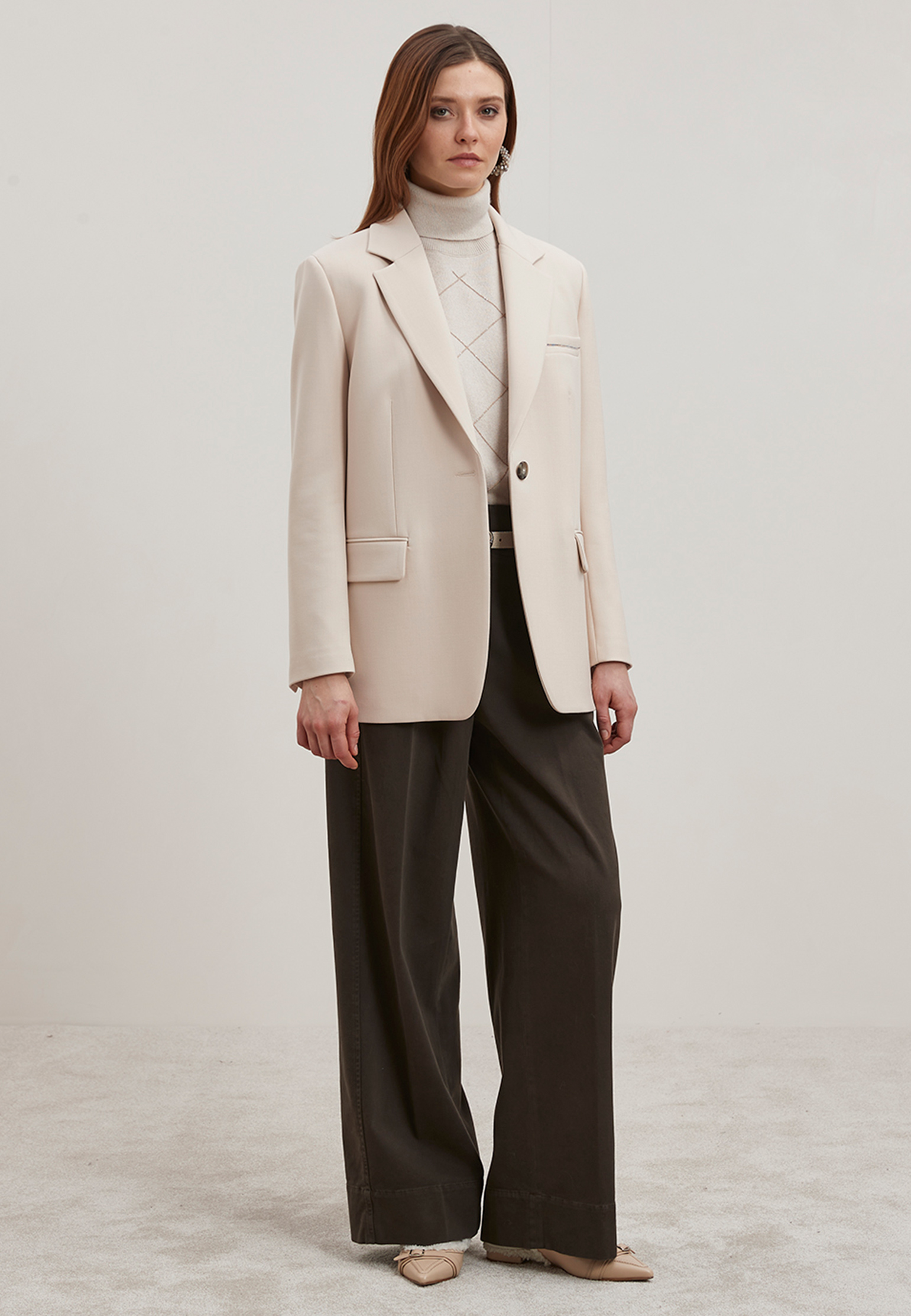 

Пиджак PESERICO, Бежевый, Бежевый