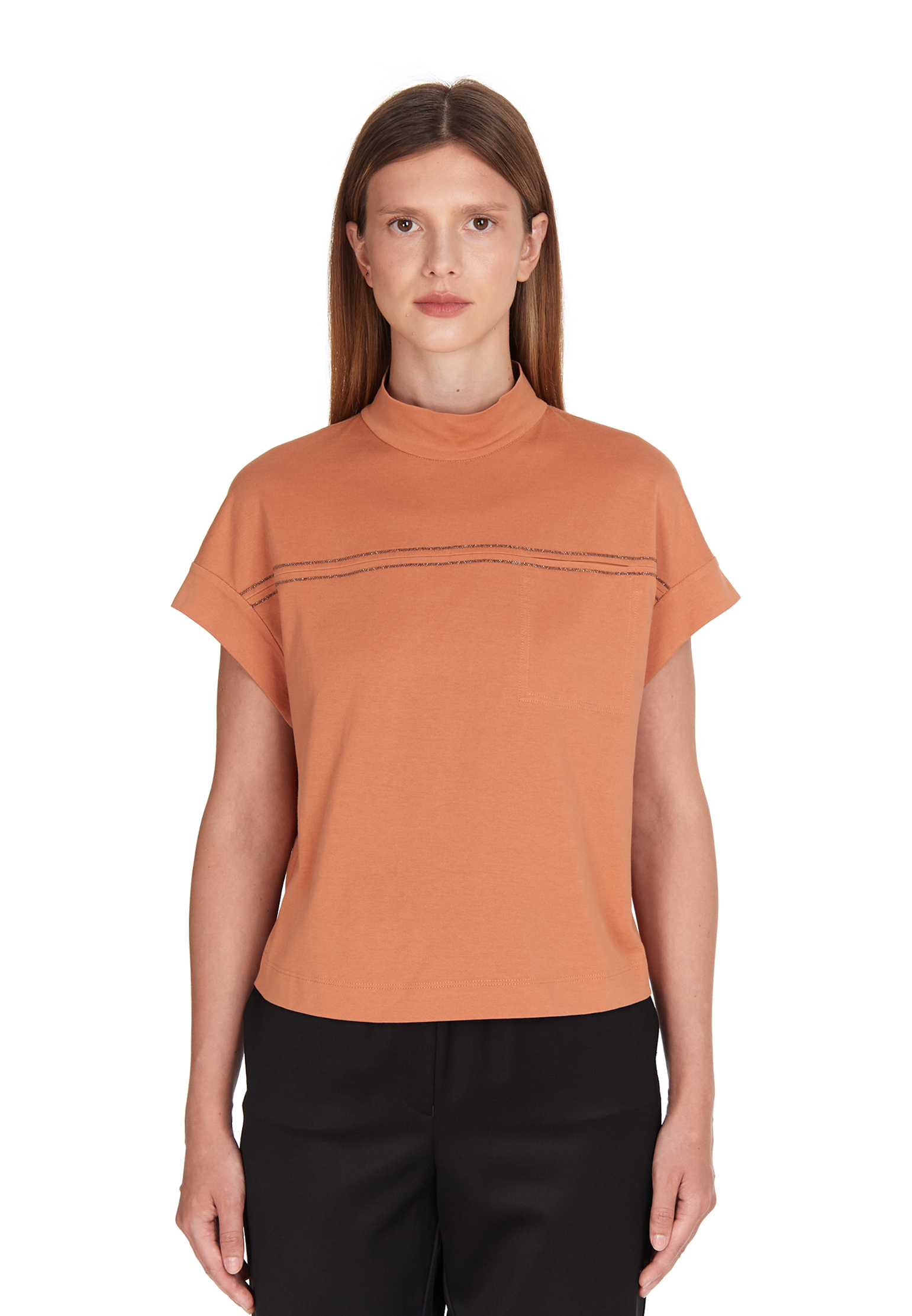 

Футболка BRUNELLO CUCINELLI, Оранжевый, Оранжевый