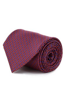 Шелковый галстук с принтом STEFANO RICCI