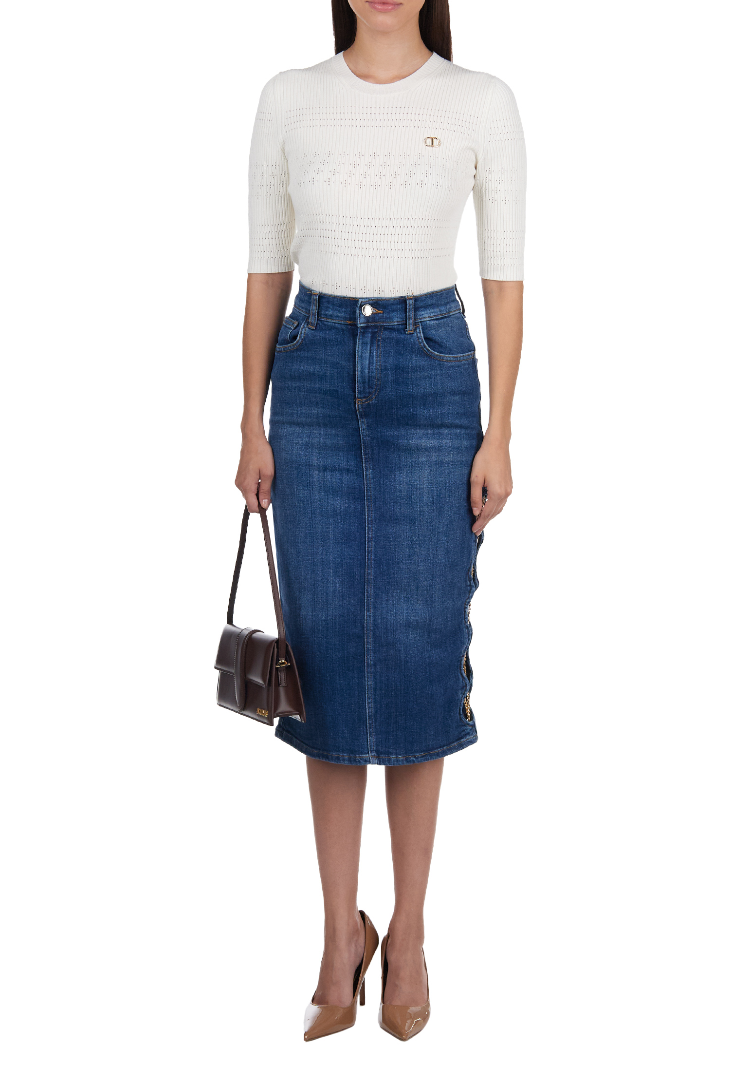 

Джемпер TWINSET Milano, Белый, Белый