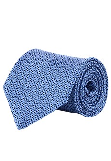 Голубой галстук STEFANO RICCI