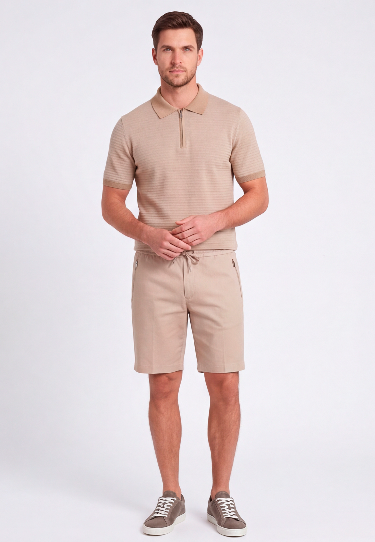 

Поло CORNELIANI, Коричневый, Коричневый