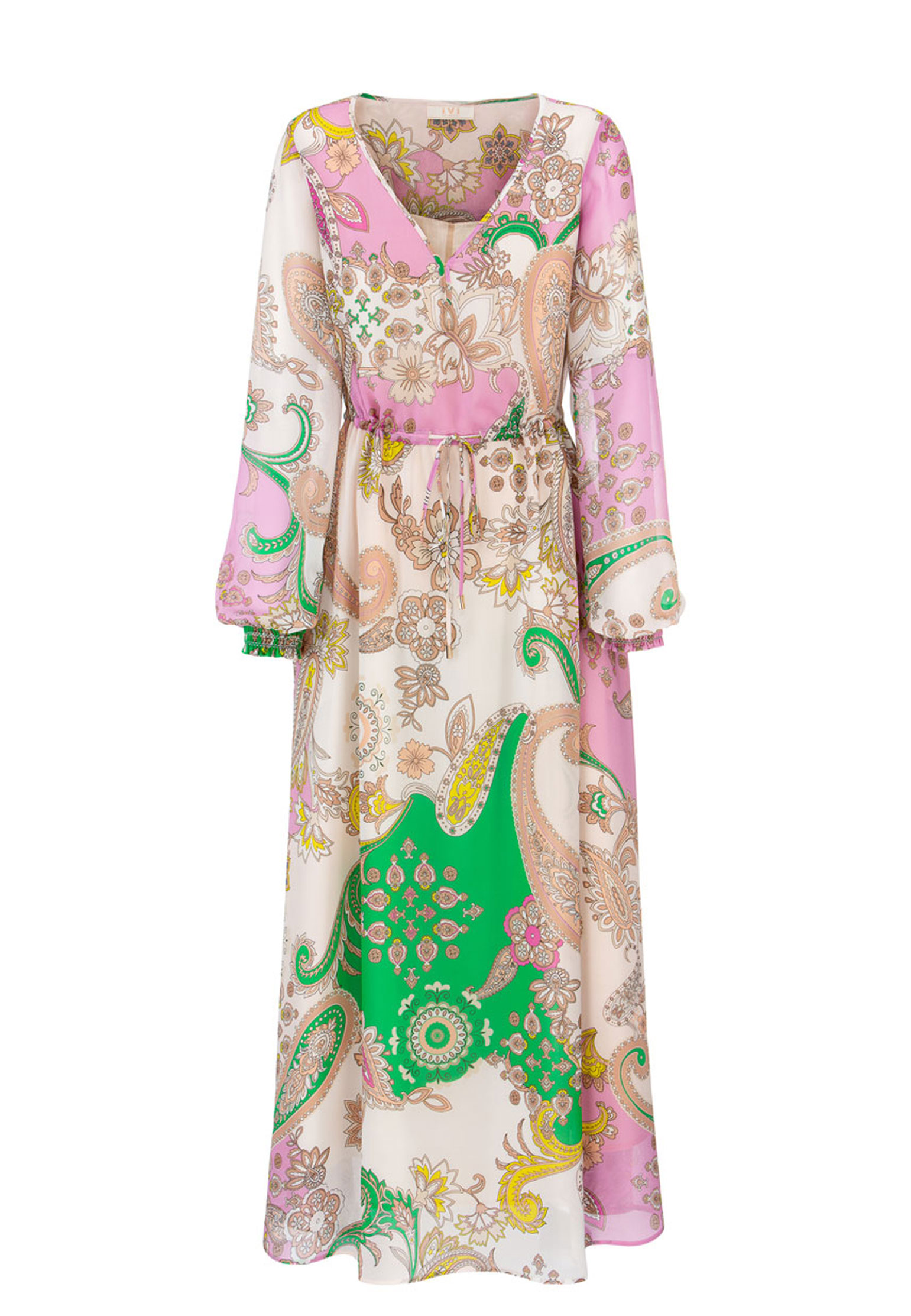Платье IVI COLLECTION Разноцветный, размер 38 176283 - фото 1