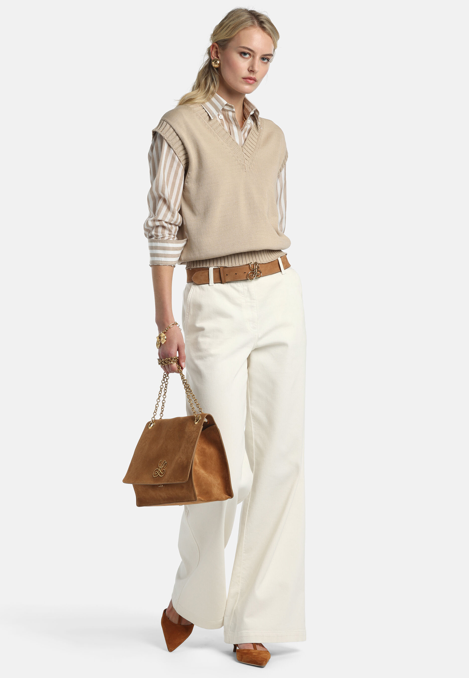 

Брюки LUISA SPAGNOLI, Белый, Белый