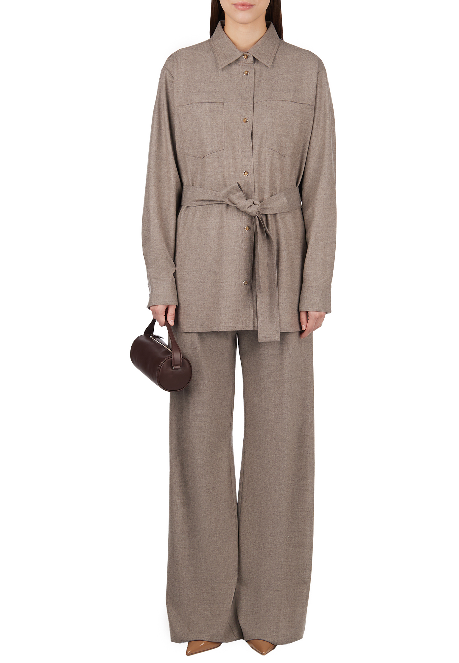 

Рубашка MARCO PESCAROLO, Коричневый, Коричневый