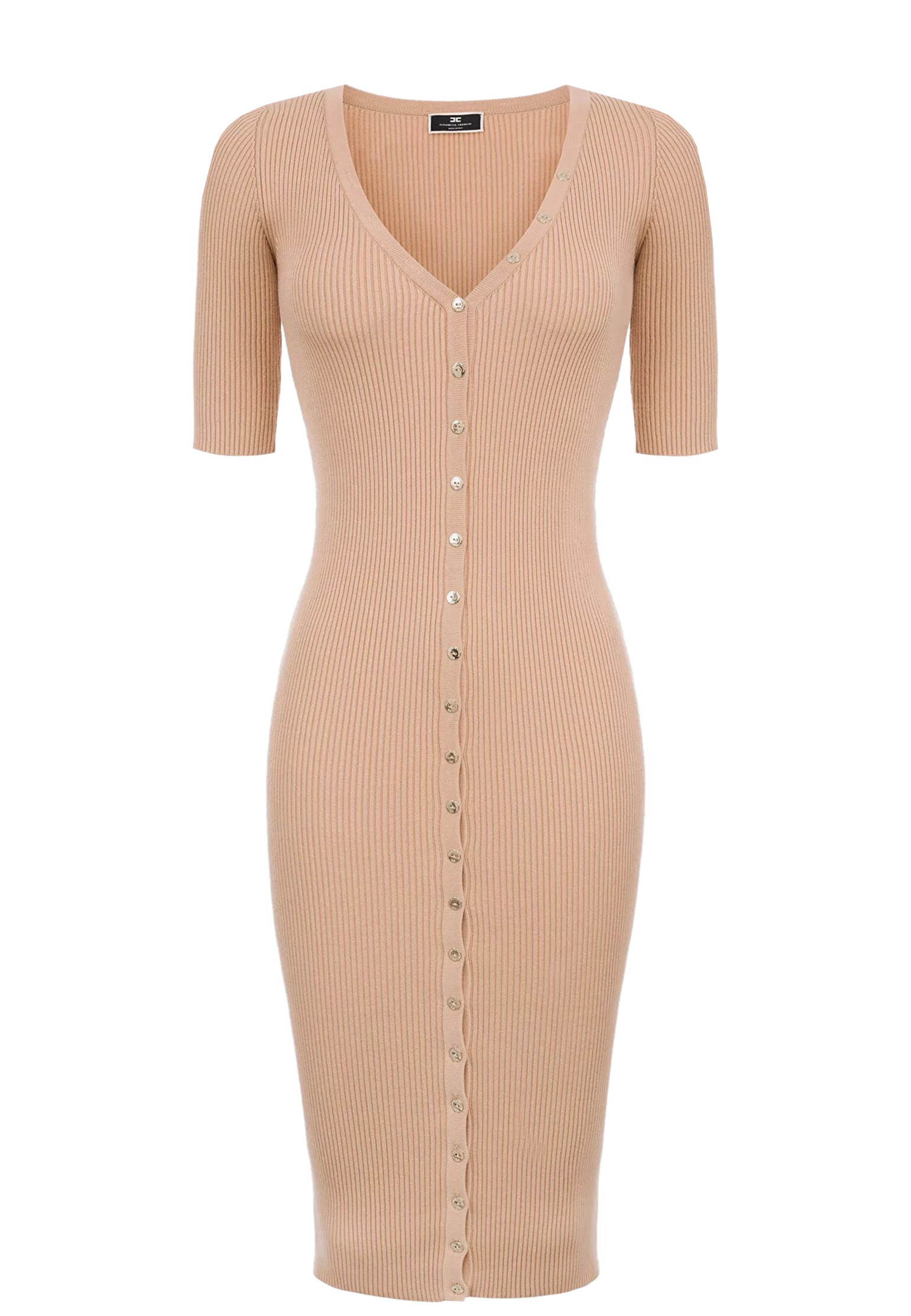 

Платье ELISABETTA FRANCHI, Бежевый, Бежевый